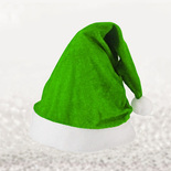 gorro terciopelo verde
