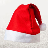 gorro navideño rojo